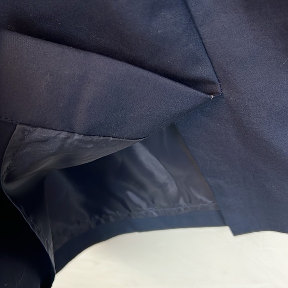 J Crew Raquel 🆕 Sleeveless Party Bridesmaid Dress Navy Blue open shoulders sz.0 - Picture 4 of 16